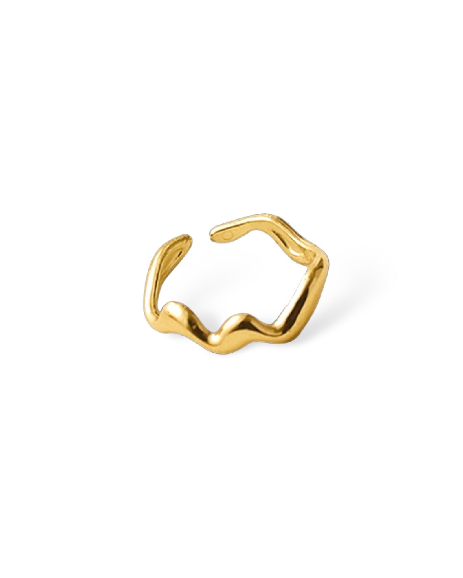 Crowing glory 18K Gold Plated V ring